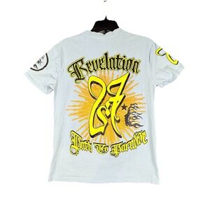 Hellstar Thru the‎ Fire  T-Shirt  Size  Light Blue Small